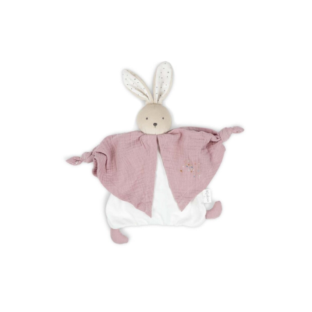 PETIT PAS DOUDOU ALGODÓN ORGÁNICO CONEJO ROSA