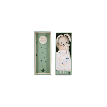 CARRER DOUCEUR MANTITA CON CONEJO BLANCO SUAVE 17CM