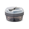 CAJA DE ALMUERZO CON TAPA REFRIGERANTE N´ICE CUP GREY