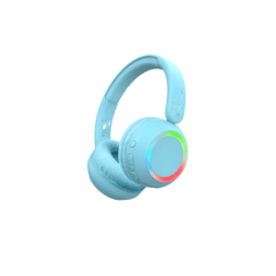 AURICULARES CON LUZ AMBIENTAL - AZUL