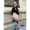 Vestido Flecos Multicolor-998