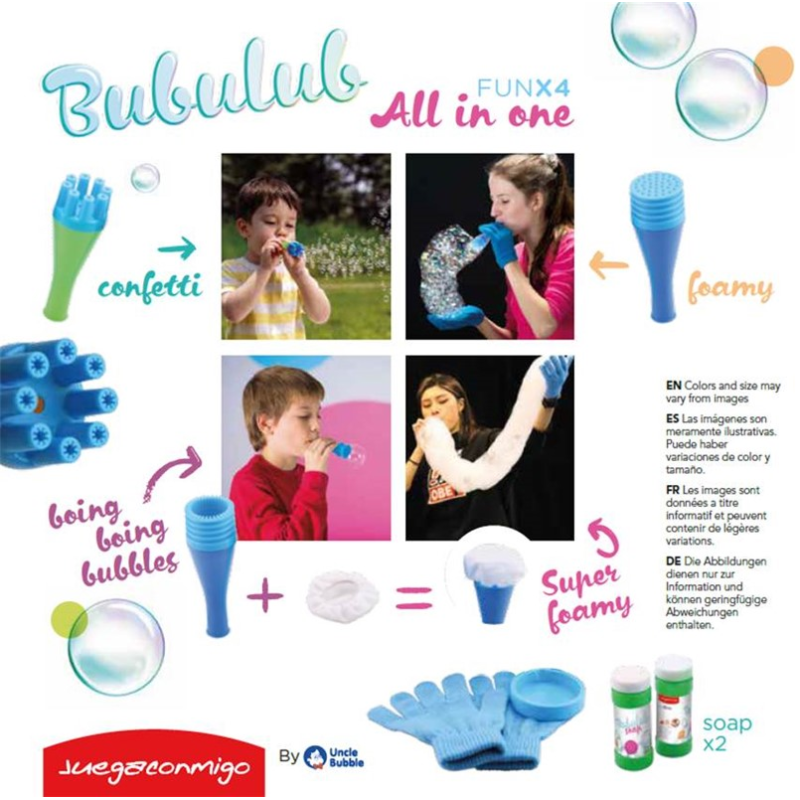 BUBULUB ALL IN ONE FUN X 4