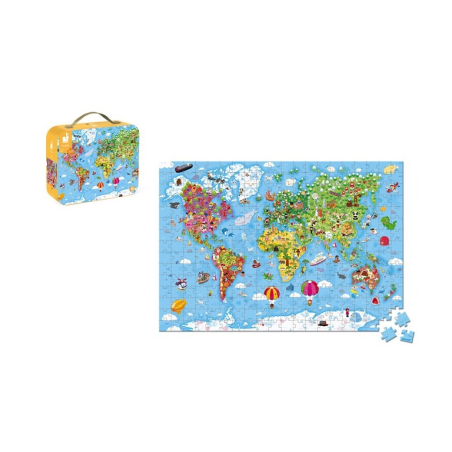 PUZZLE GIGANTE ATLAS MUNDIAL
