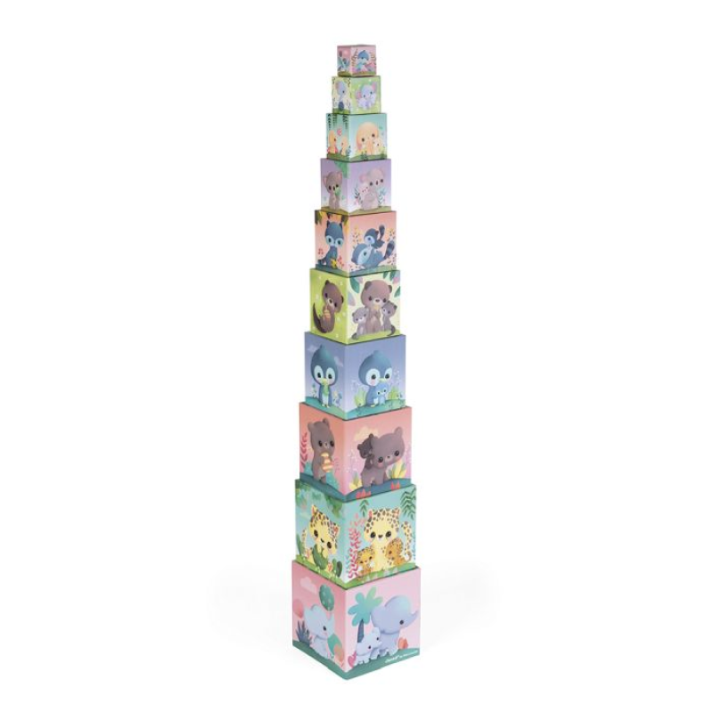 PIRAMIDE CUADRADA DE LOS ANIMALES ADORABLES