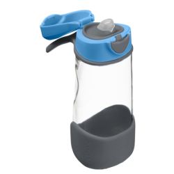 BOTELLA DE TRITÁN CON BOQUILLA Y ASA 450ML B.BOX BLUE SLATE