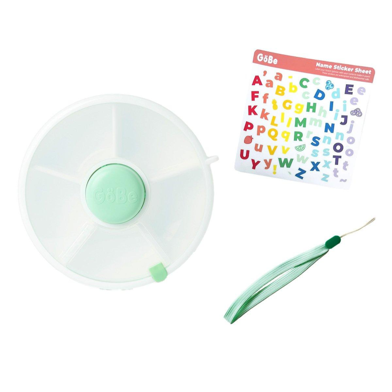 CAJA DE ALMUERZO SNACK SPINNER FLIP MINT GREEN