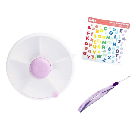 CAJA DE ALMUERZO SNACK SPINNER FLIP TARO PURPLE