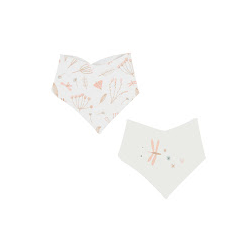 PACK 2 BANDANAS COTAGE BLANCO/ROSA