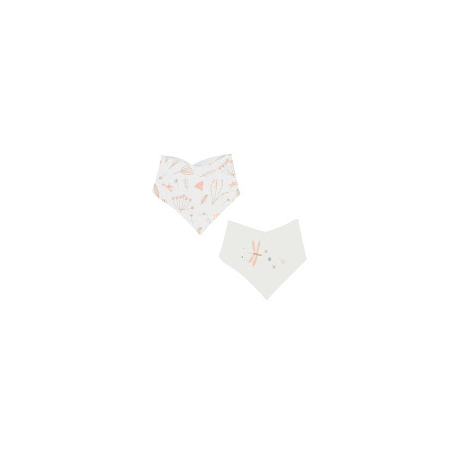 PACK 2 BANDANAS COTAGE BLANCO/ROSA
