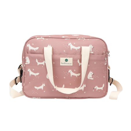 BOLSO+CAMBIADOR FOX ROSA CORAL