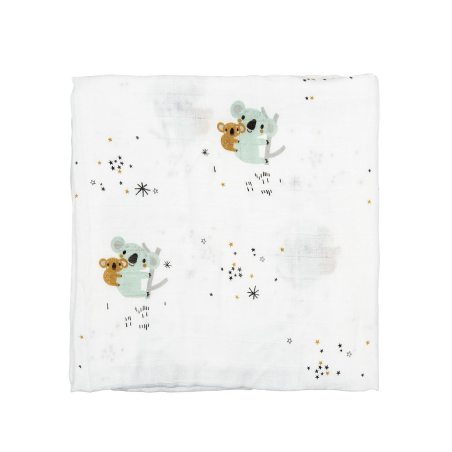 MUSELINA BAMBU KOALA BLANCO