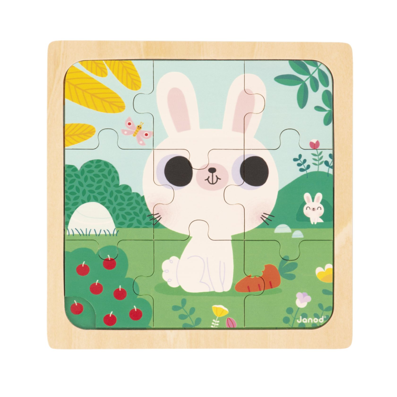 PUZZLE EL CONEJO BLANCO