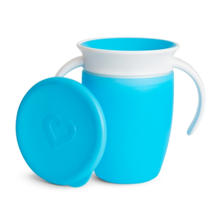 TAZA ANTIGOTEO AZUL 360º CON TAPA