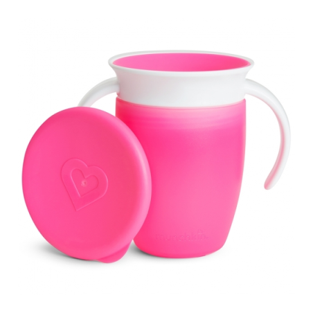 TAZA ANTIGOTEO MIRACLE 360º ROSA 200ML