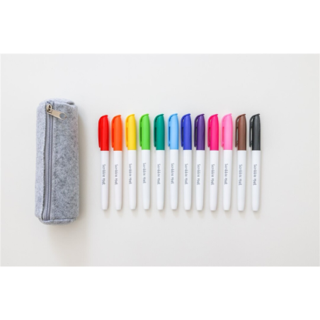 ESTUCHE CON 12 ROTULADORES SCRIBBLE