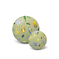 PELOTA DE CAUCHO NATURAL JUNGLE 13cm