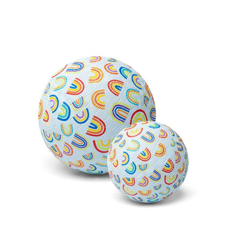 PELOTA DE CAUCHO NATURAL RAINBOW 18cm