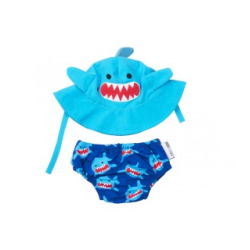 BAÑADOR/PAÑAL+GORRO TIBURON UPF