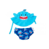 BAÑADOR/PAÑAL+GORRO TIBURON UPF