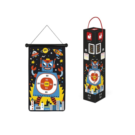 JUEGO DE DARDOS MAGNÉTICOS ROBOTS