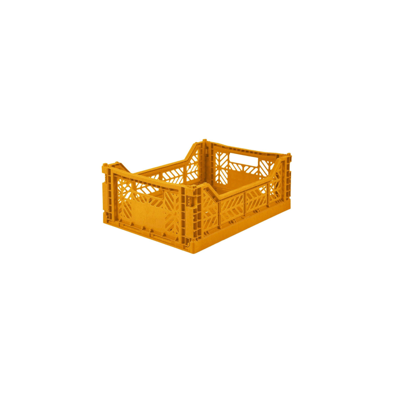 CAJA LILLEMOR PLEGABLE MINI MOSTAZA