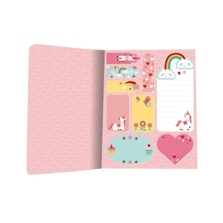 AGENDA CON NOTAS AUTOADHESIVAS
