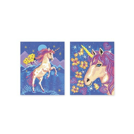 PINTURA POR NÚMEROS UNICORNIOS