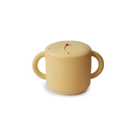TAZA PARA SNACK SILICONA SOLID PALE DAFFODIL