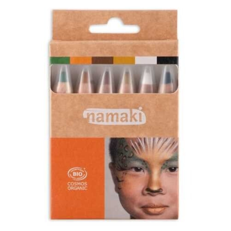 SET 6 LÁPICES MAQUILLAJE NAMAKI-VIDA SALVAJE