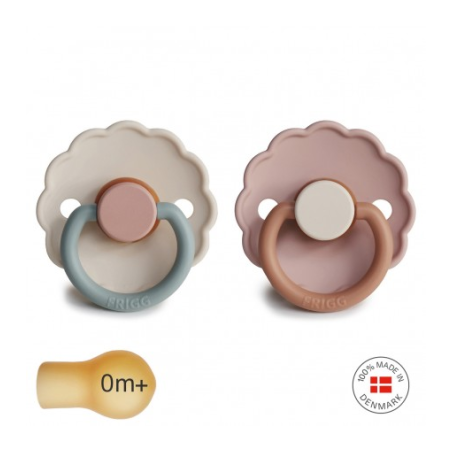 PACK 2 CHUPETES LATEX DAISY COTTON CANDY/BISCUIT 0+