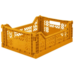CAJA LILLEMOR PLEGABLE MINI MOSTAZA