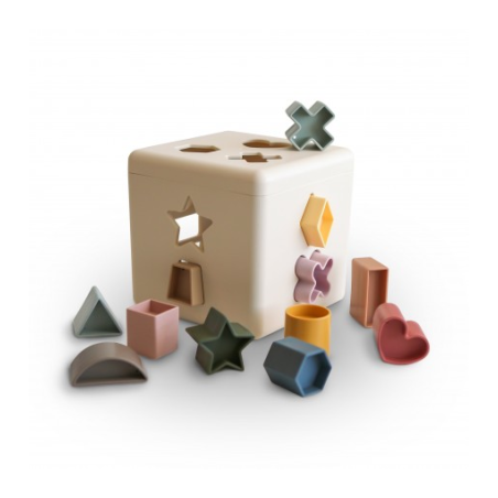 CUBO DIDÁCTICO FIG.GEOMÉTRICAS SOLID ORIGINAL 14X14X14 CM