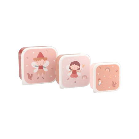 3 CAJAS ALMUERZO WILD FAIRIES