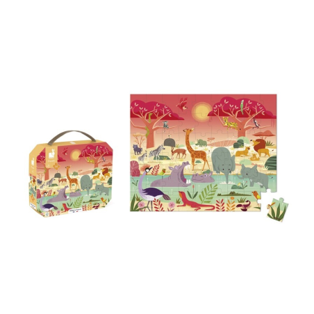 PUZZLE LA RESERVA DE ANIMALES