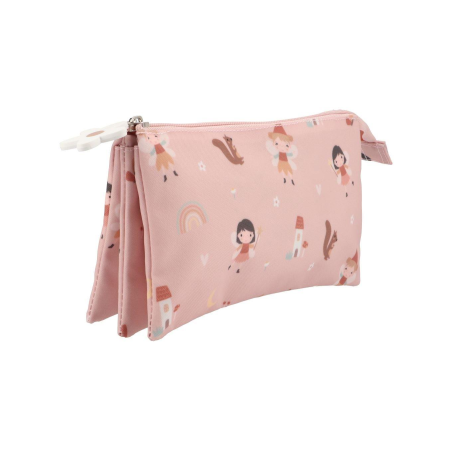 ESTUCHE CON 3 COMPARTIMENTOS WILD FAIRIES