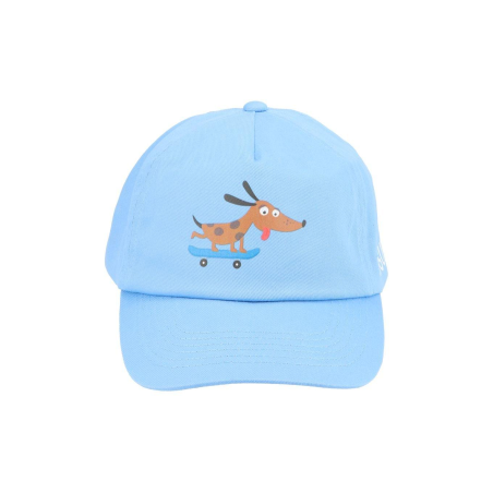 GORRA CON VISERA AZUL SKATER DOG