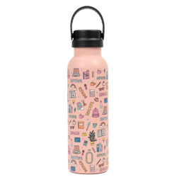BOTELLA TERMO SPORT+T.ESTANDAR 600 ml-7x7x25 PROFE EN APUROS EDUCA