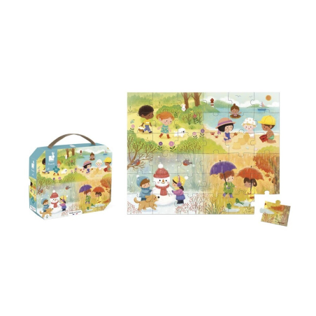 PUZZLE LAS ESTACIONES 36 PIEZAS