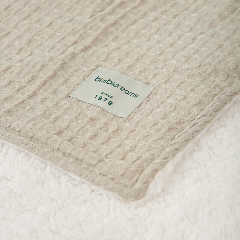 MANTA WAFLE/CORALINA BASICS GRIS