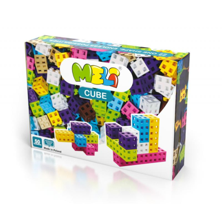 MELI CUBE PASTEL 50 PIEZAS