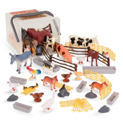 ANIMALES DE GRANJA 60 PIEZAS