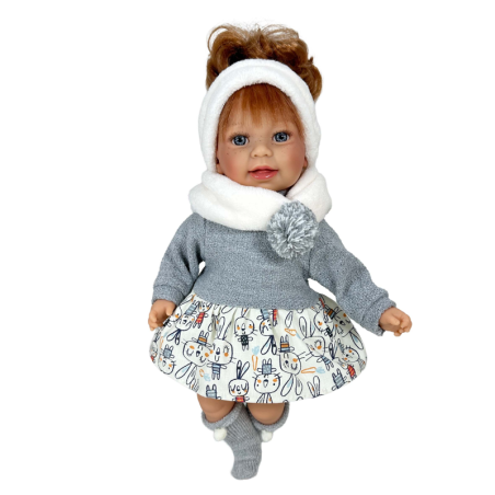 MUÑECA LITTLE SUSI WINTER REDHAIR  NINES D´ONIL