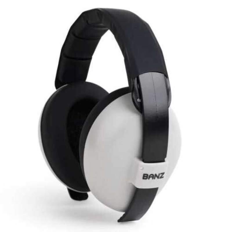 CASCOS BANZ ANTI RUIDO GRIS BABY