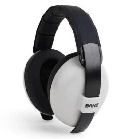 CASCOS BANZ ANTI RUIDO GRIS BABY