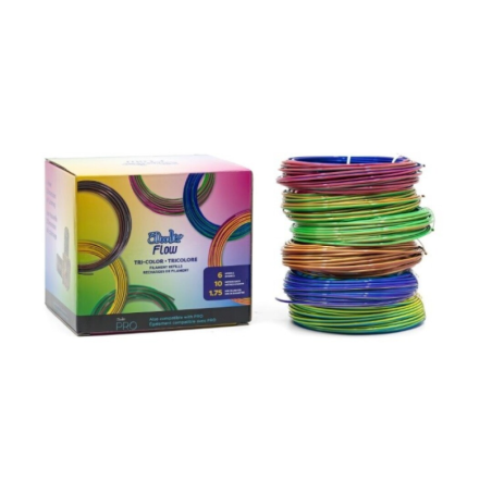 3 DOODLER FLOW RECAMBIOS DE FILAMENTOS TRICOLORES