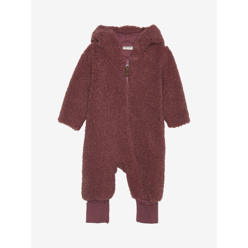 MINYMO TRAJE ENTERO ROJO RUANO (1 mes)